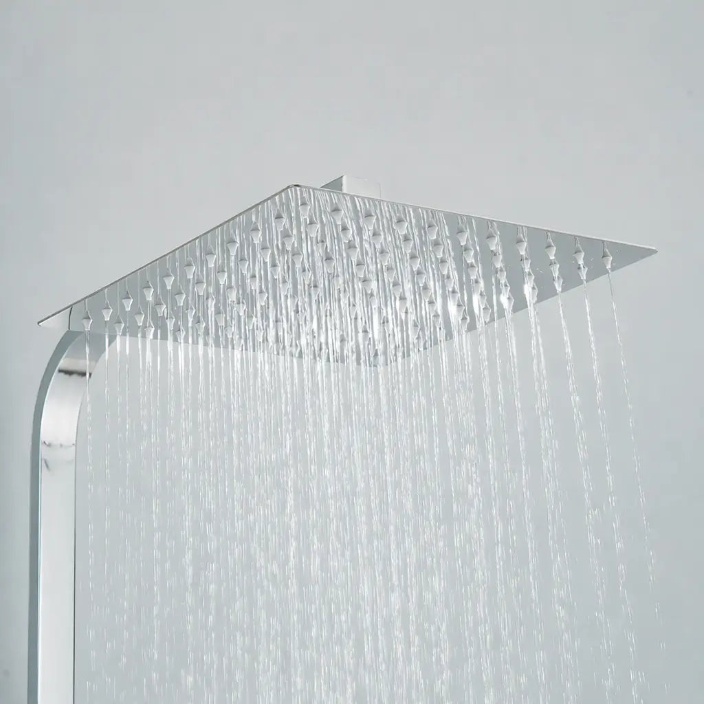 Colonne de douche thermostatique chrome