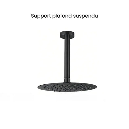 Colonne de douche encastrée noir mat
