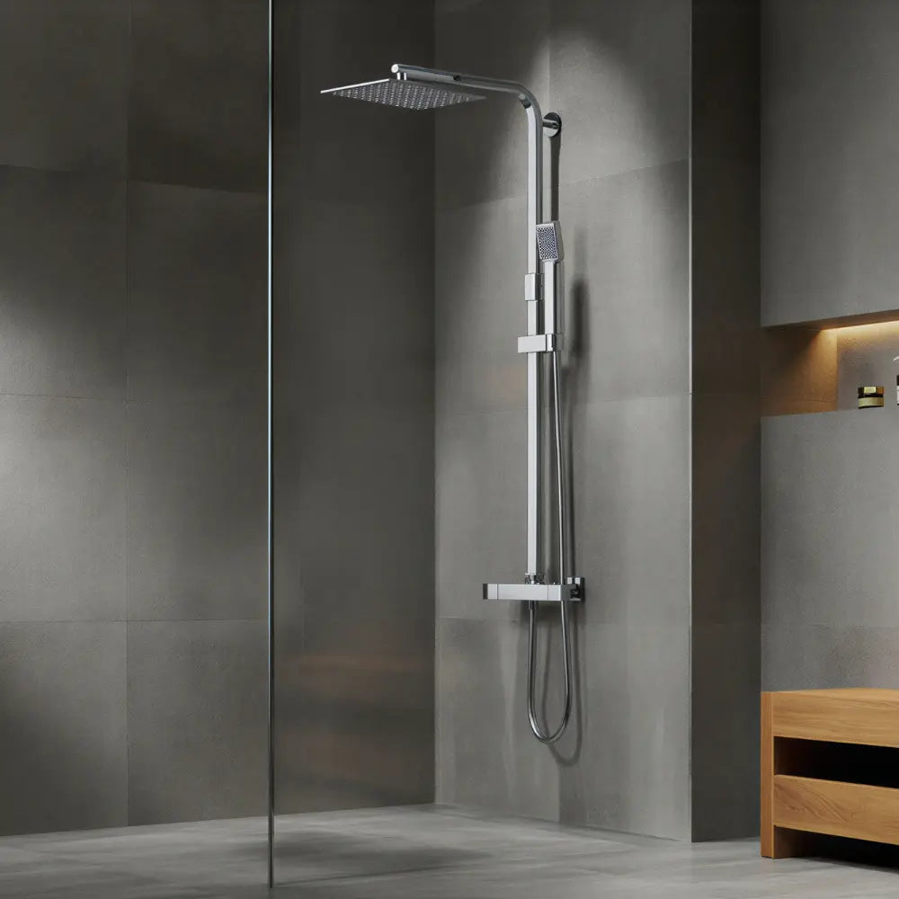 Colonne de douche thermostatique chrome