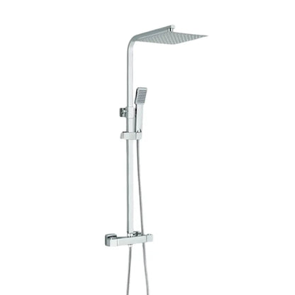 Colonne de douche thermostatique chrome