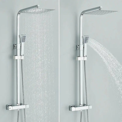 Colonne de douche thermostatique chrome