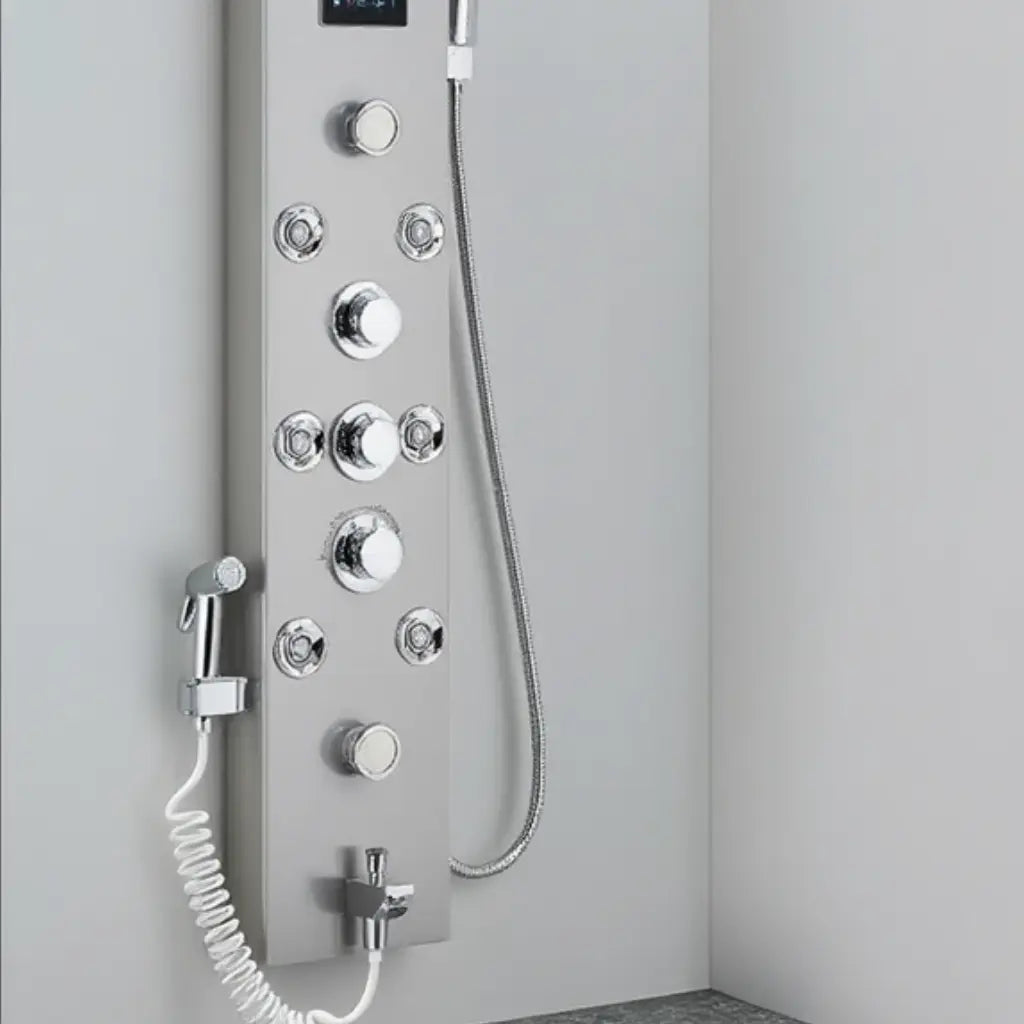 Colonne de douche hydromassante chrome