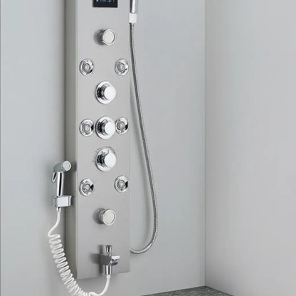 Colonne de douche hydromassante chrome