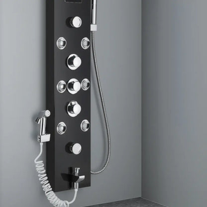 Colonne de douche hydromassante noir mat