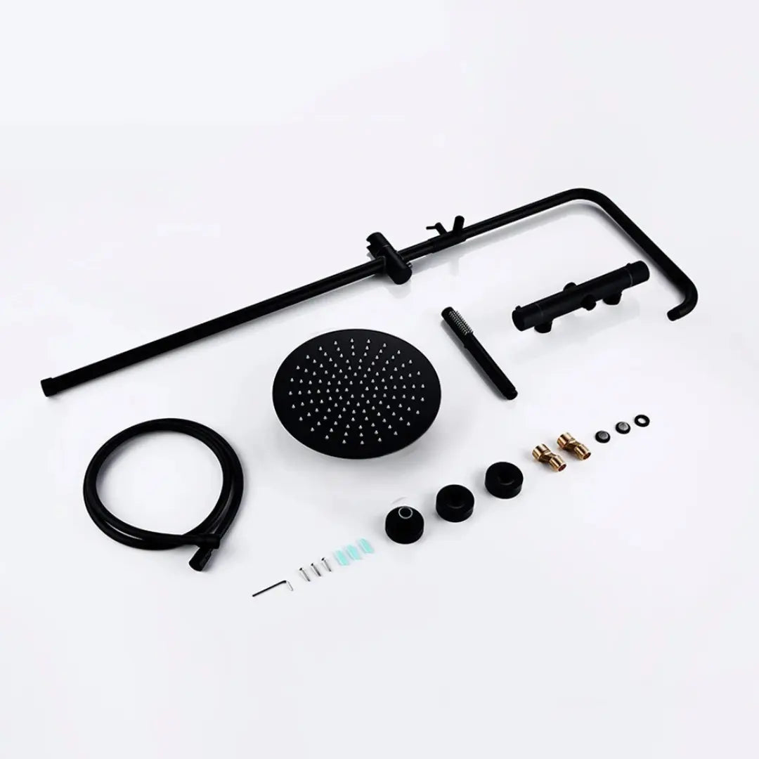 Colonne de douche thermostatique noir mat