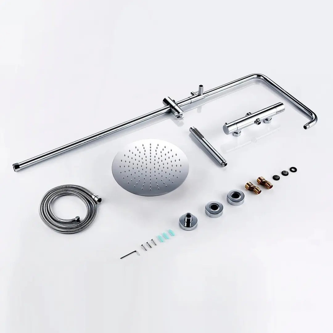 Colonne de douche thermostatique chrome