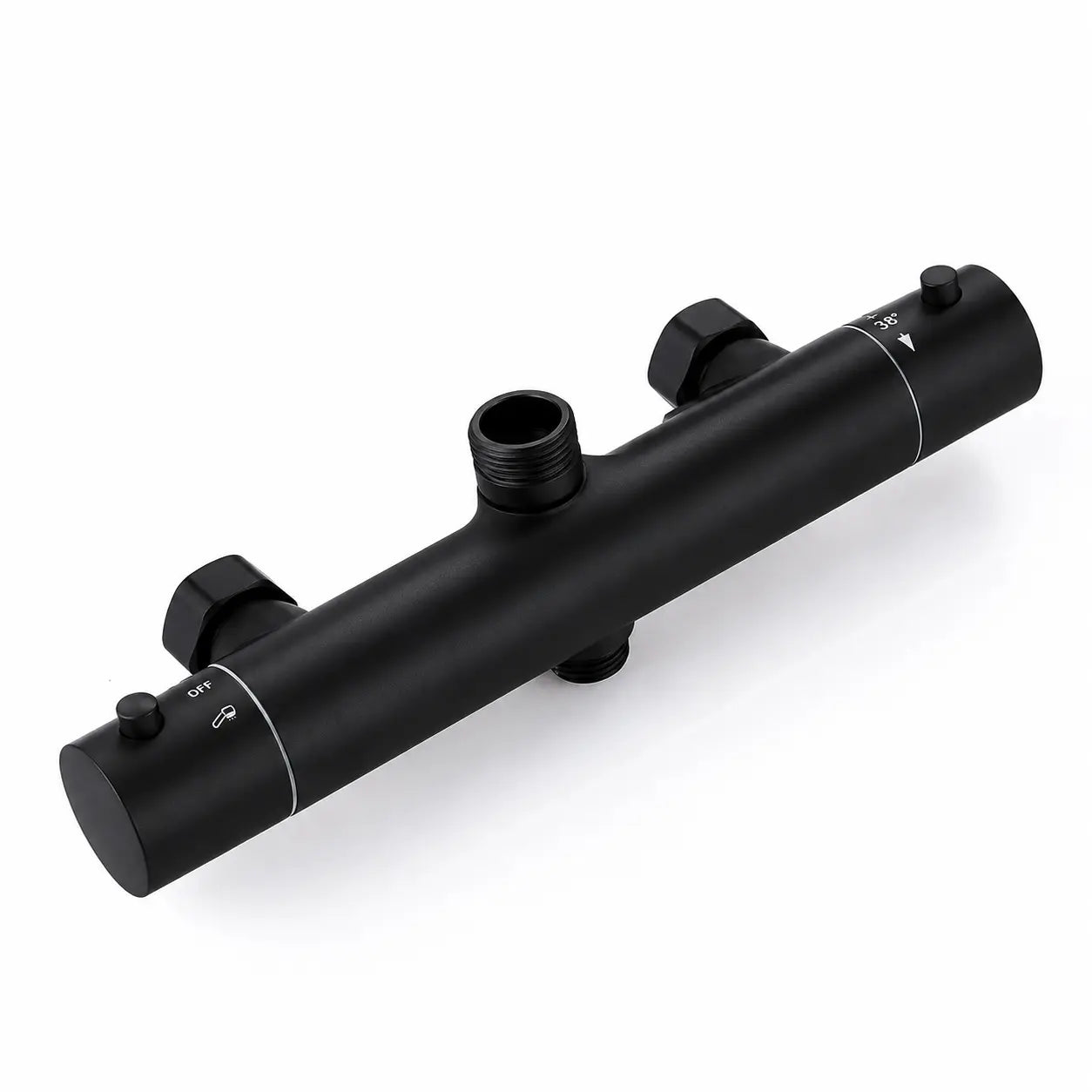 Colonne de douche thermostatique noir mat