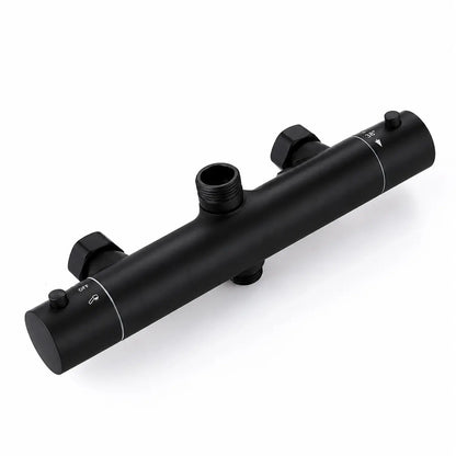 Colonne de douche thermostatique noir mat