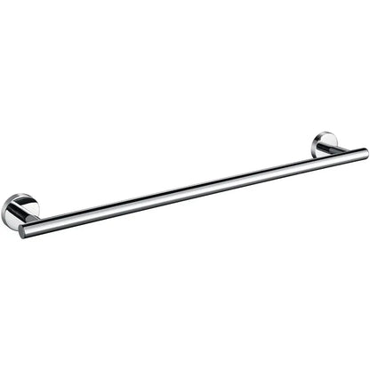 Porte-serviettes mural chrome – acier inoxydable, barre 45 cm à fixation invisible