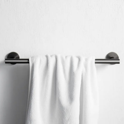 Porte-serviettes gris brossé
