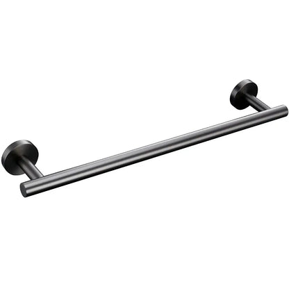 Porte-serviettes gris brossé