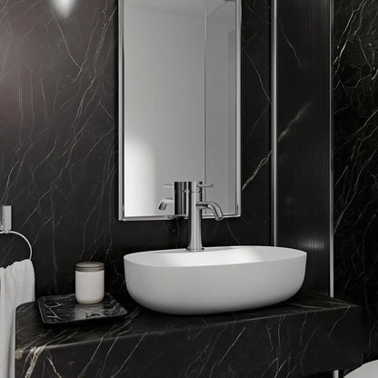 Robinet salle de bain chrome