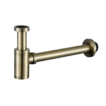Siphon lavabo or brossé