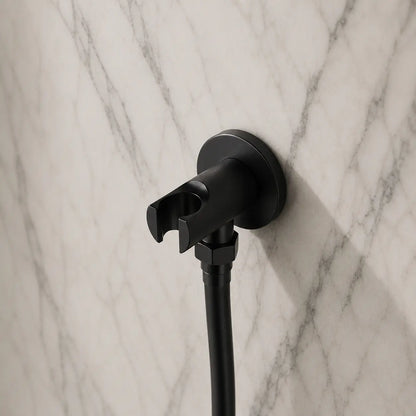 Colonne de douche encastrée noir mat