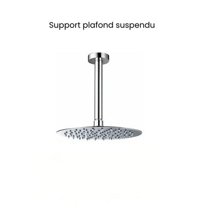 Colonne de douche encastrée chrome